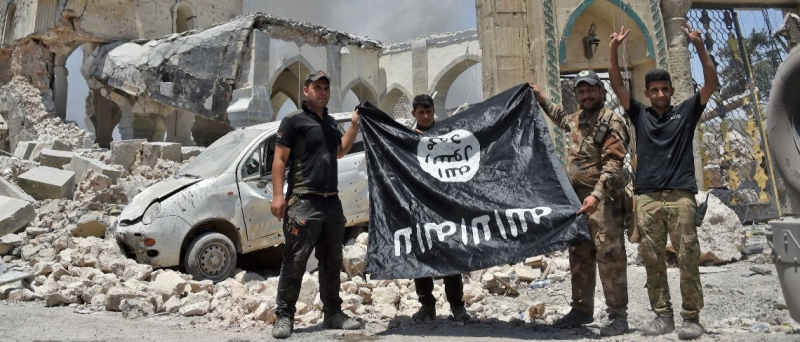 ISIS flag AFP/Getty Images/Fadel Senna